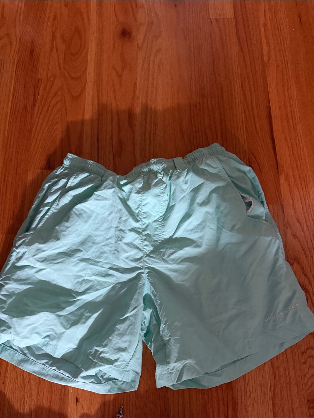 Columbia Light Aqua Men's Swim Trunks